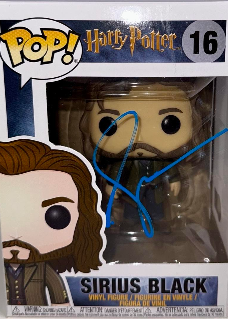Gary Oldman Signed Funko Pop #16 "Sirius Black" (Harry Potter) - Beckett COA #01